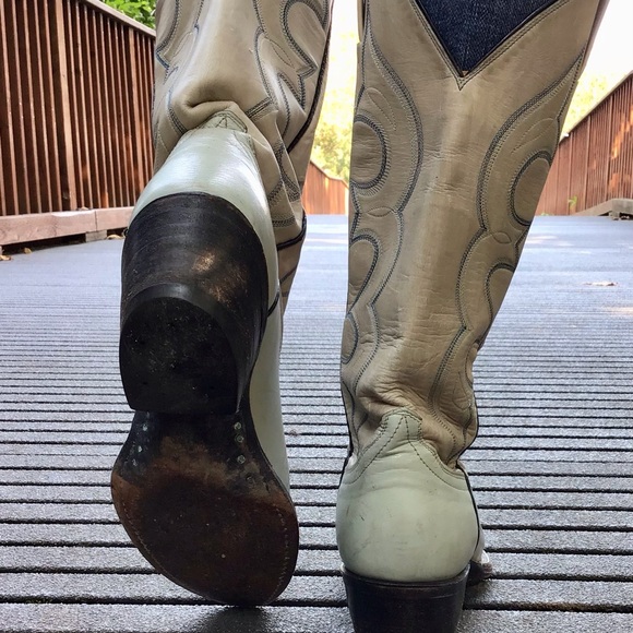 🤠 Vintage Laramie mint green Cowboy Boots - Picture 6 of 14